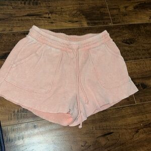 Baby pink shorts
